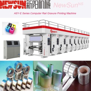 Asy-E Series Computerized Rail Aluminum Foil Gravure Printing Machine