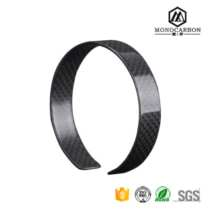 Custom Carbon Fiber Bracelets Relationship Cool Bracelets for Boys Black Matte/Glossy Bracelets